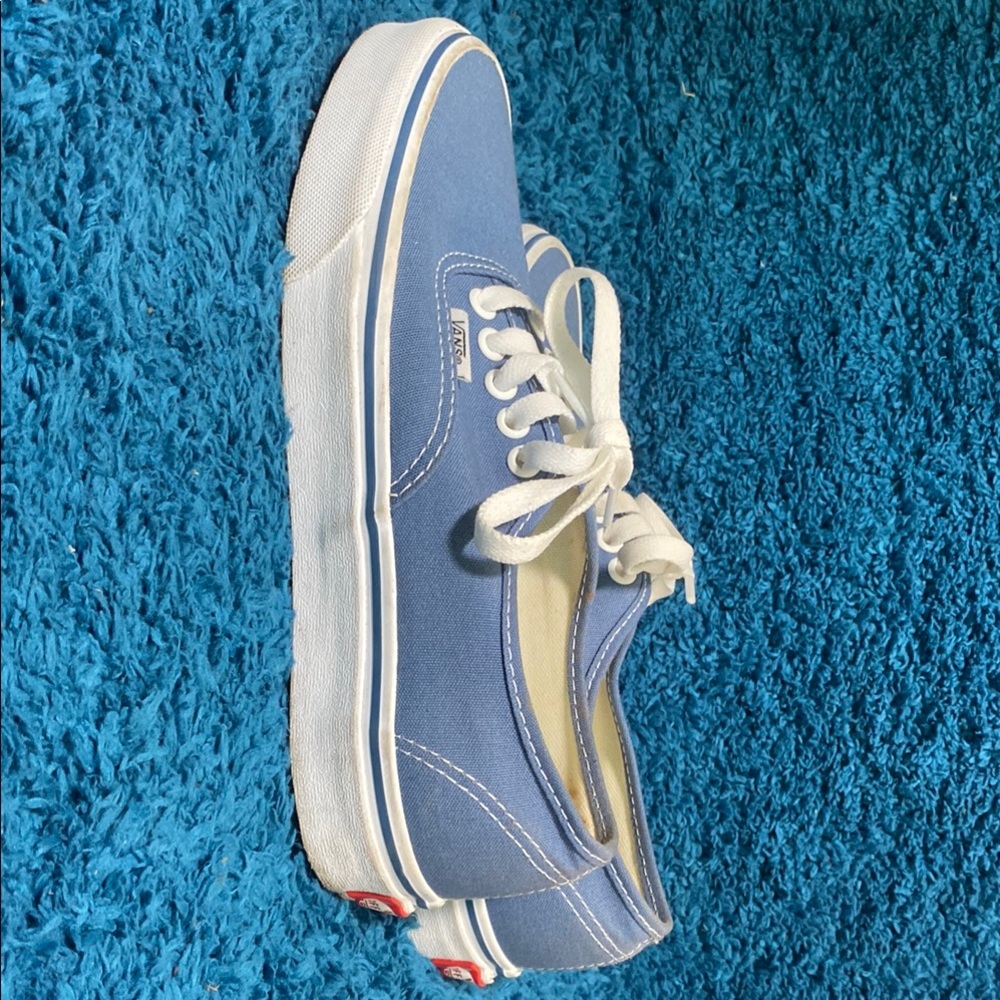 Vans Blue Canvas Sneakers